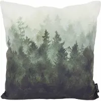 Gek op kussens! Pinetrees / Dennenbomen Kussenhoes | Katoen/Polyester | 45 x 45 cm