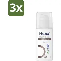 Neutral - Dagcrème - Gevoelige huid - Parfumvrij - 50 ml - Bulkverpakking - 3 stuks