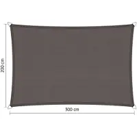 Shadow Comfort Schaduwdoek waterdicht 4x5x6,4 driehoek 90 graden Grey