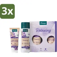 Kneipp 3 x – Relaxing Moments – Geschenkset – Lavendel – Douchegel & Bodylotion - Ontspanning - Lavendel - Douchegel - Bodylotion - Geschenkset