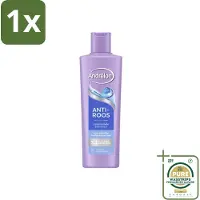 Andrélon 1 x – Shampoo – Anti Roos – 250 ml- Anti-roos Shampoo - Roos - Gevoelige Hoofdhuid - Menthol - Vitamine B3