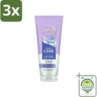 Andrélon 3 x – Shampoo Scrub – Anti Roos – 200 ml - Grootverpakking - Droge Hoofdhuid - Gevoelige Hoofdhuid - Roos - Hoofdhuid Reinigen - Zuivere Hoofdhuid