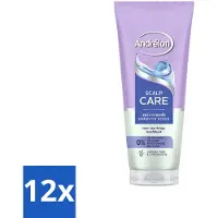 Andrélon 12 x – Shampoo Scrub – Anti Roos – 200 ml - Droge Hoofdhuid - Gevoelige Hoofdhuid - Roos - Hoofdhuid Reinigen - Zuivere Hoofdhuid