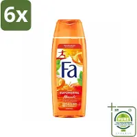 Fa – Douchegel – Empowering Moments – 250 ml - Voordeelverpakking - 6 stuks - Douchegel - Geur
