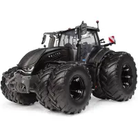 Universal Hobbies Valtra S416 Unlimited Matt Black met Dubbellucht Limited Edition 1:32