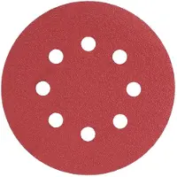 Radix - Schuurschijf - Pro - Klittenband 125 mm - P80 – 8 stofgaten (10 stuks)