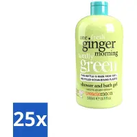 Treaclemoon 25 x – Douchegel – One Ginger Morning – 500 ml - Douchegel Gember - Energieboost - Verfrissend - Hydraterend - Mild Voor De Huid