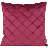 NOVÉE Velvet cross wijn | 45 x 45 cm | kussenhoes | velvet/polyester