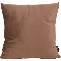 Gek op kussens! Velvet mokka | 45 x 45 cm | kussenhoes | polyester
