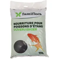 Famiflora Premium Select Steurvoer 15L - 3 mm zinkende korrel - Hoog eiwit & verteerbaar - Voor sterke en gezonde steuren - Zinkende korrels zodat zelfs bodemvissen eenvoudig kunnen eten