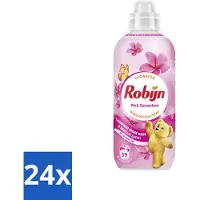 Robijn – Wasverzachter – Pink Sensation – 780 ml - Voordeelverpakking - 24 stuks