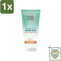 Garnier 1 x - Ambre Solaire - Aftersun Melk met Zelfbruiner - Gezicht & Lichaam - 200 ml- Aftersun Melk - Zelfbruiner - Huid Verzorging - Zonverzorging - Teint Versterken