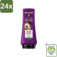 GLISS Conditioner Full Hair Wonder - 200 ml - Voordeelverpakking - 24 stuks - Haarversterking - Volume