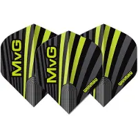 Winmau Michael van Gerwen Prism Delta Grey Green MVG - Dart Flights