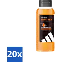 Adidas – Douchegel – Active Skin & Mind Energy Kick – 250 ml - Bulkverpakking - 20 stuks