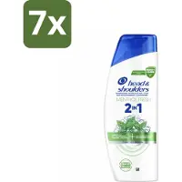 Head & shoulders 7 x – 2-in-1 – Menthol Fresh – 300 ml - Anti-roos Shampoo - 2-in-1 Shampoo - Menthol Shampoo - Roosbestrijding - Shampoo Voor Hoofdhuid