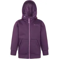 Mountain Warehouse Kinder/Kids Alpine II Full Zip Hoodie (Paars)