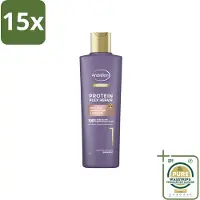 Andrélon 15 x – Shampoo – Pro Care Protein Plex Repair – 250 ml - Grootverpakking - Herstel Haar - Beschadigd Haar - Proteïne Shampoo - Bond Plex Technologie - Haarstructuur Herstellen