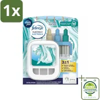 Ambi Pur 1 x - 3Volution - Starterkit - Fresh Linnen - 20 ml - Luchtverfrissers - Geurdiffuser - - 3Volution - Fresh Linnen