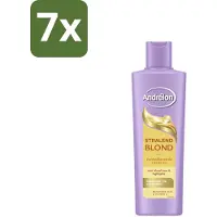 Andrélon 7 x – Shampoo – Stralend Blond – 250 ml - Blond Haar - Highlights - Glans - Helderheid - Stralend Blond Haar