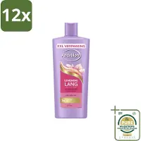 Andrélon – Shampoo – Levendig Lang – 685 ml - Voordeelverpakking - 12 stuks - Sterk haar - Gezond haar