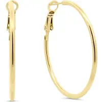 CO88 Collection 8CE-70609 – CO88 Stainless Steel Oorringen – 40 mm – Goudkleurig