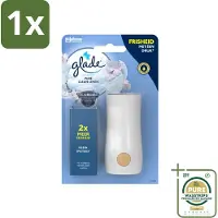 Glade 1 x - Houder Touch & Fresh - Pure Clean Linen - 10 ml- Touch & Fresh Houder - Frisse Geur - Luchtverfrisser - Geurverspreider - Pure Clean Linen