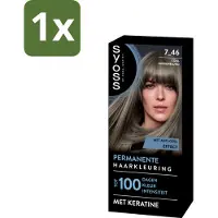 Syoss - Coloration 7-46 Cool Middenblond - Haarverf - Grijsdekking - Vermindert Haarbreuk - 1 stuk