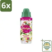 Robijn – Wasparfum – Tropical – 342 ml - Voordeelverpakking - 6 stuks - Geur - Wasmiddel