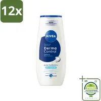 Nivea – Showergel – Derma Control Defend – 250 ml - Voordeelverpakking - 12 stuks - Douchegel - Huidbescherming
