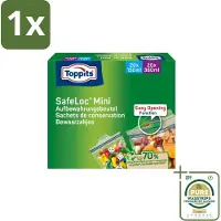 Toppits 1 x – Safeloc Mini Zip-Zakjes – 40 Zakjes- Koffiezetapparaat
