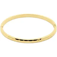 CO88 Collection – 8CB-91400 – Bangle armband hammered small – goudkleurig – 18 cm