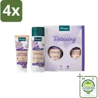 Kneipp – Relaxing Moments – Geschenkset – Lavendel – Douchegel & Bodylotion - Voordeelverpakking - 4 stuks - Ontspanning - Lavendel