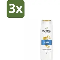 Pantene – Shampoo – Classic Clean – 400 ml - Bulkverpakking - 3 stuks