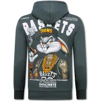 True Rise Oversized hoodie met capuchon gangster chicago