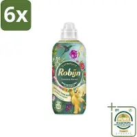 Robijn – Wasverzachter – Intense Paradise Secret – 765 ml - Voordeelverpakking - 6 stuks - Wasverzachter 38 wasbeurten - Wasverzachter geur