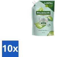 Palmolive – Handzeep Navulling – Hygiene Plus Sensitive Antibacterieel – 500 ml - Bulkverpakking - 10 stuks