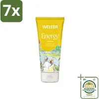 Weleda 7 x - Douchegel Aroma Shower Energy - 200 ml - Grootverpakking - Aroma Shower Energy - Energieboost - Gember - Citronella - Cederhout