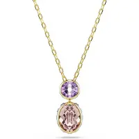 Swarovski Ketting goud / sering / wit