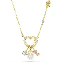 Swarovski Ketting goud / natuurwit