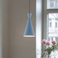 Opviq Hanglamp Tom, dimbaar, blauw, Woon-/ Eetkamer, metaal, Jong wonen, hanglamp