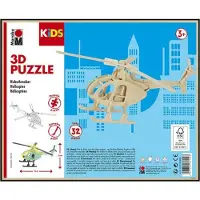 Marabu Holzartikel 3D Puzzle, Helikopter