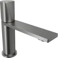 Blaufoss Eris EcoStart standaard wastafelkraan Brushed Gunmetal