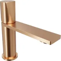 Blaufoss Eris EcoStart standaard wastafelkraan Brushed Rosegold