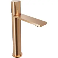 Blaufoss Eris EcoStart verhoogde wastafelkraan Brushed Rosegold