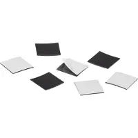 MAGNETOPLAN Takkis Stickers Magnetisch 1,5 x 1,5 cm Zwart 15501 1 Vel à 140 Stuks