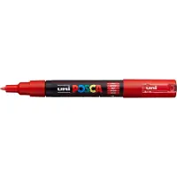 Taidepiste acrylmarker - extra fijn PC-1MC - 0,7-1 mm - rood