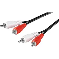 Goobay Stereo Tulp Kabel - 1,5 meter - Zwart