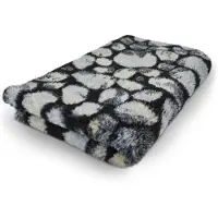 Vetbed Vet Bed - Stepping Stones - Bruin - Antislip Hondenmat - 150 x 100 cm - Waterafstotend - Latex Antislip - Benchmat Hond - Hondendeken - Hondenkleed - Machinewasbaar