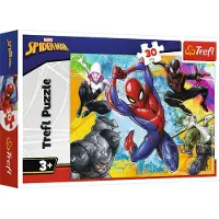 Trefl 30, Spider-man colors, Disney Marvel Spiderman, 30 stuk(s), Strips, 3 jaar
